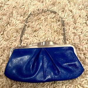 Super cute ocean blue clutch.